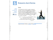 Tablet Screenshot of energeticartscenter.com